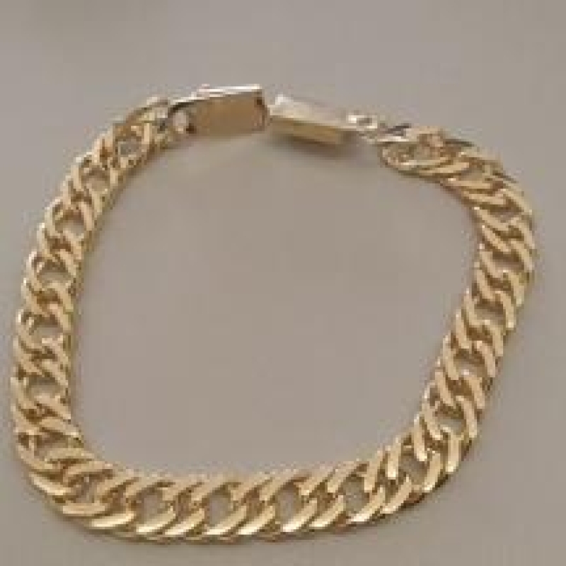 PULSEIRA FO MASCULINA GRUME DUPLA 9MM FECHO GAVETA 22CM
