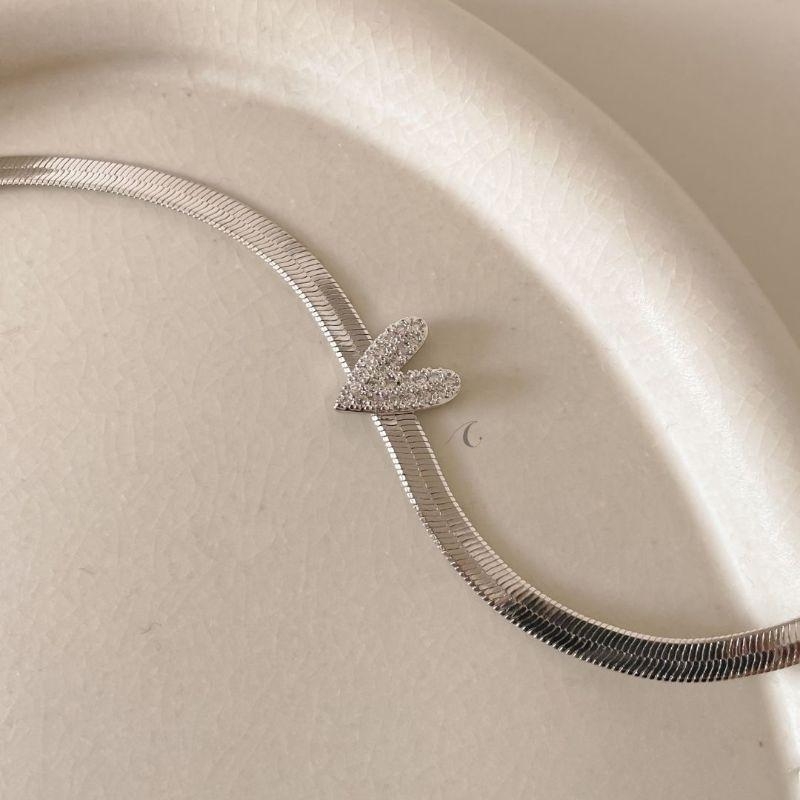 PULSEIRA RB FITA LISA CORA CRAVEJ 16CM + ALONG