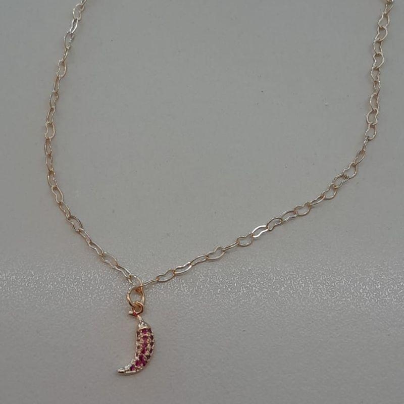 TNZ FO CORA VAZ PIMENTA ROSA CRAVEJ PEND 26CM