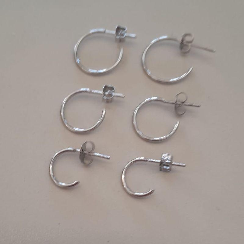 TRIO ACO MEIA ARGOLA TARRAXA 16MM 14MM 11MM
