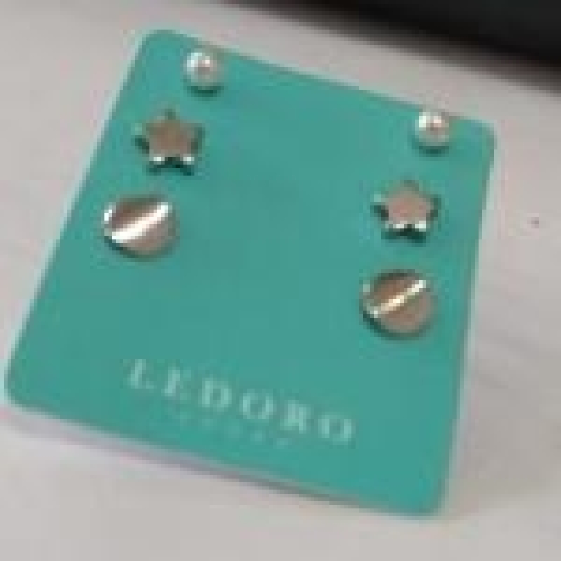 TRIO AÇO PÉROLA  3MM ESTRELA LISA 5MM  CHAPA LISA 5MM