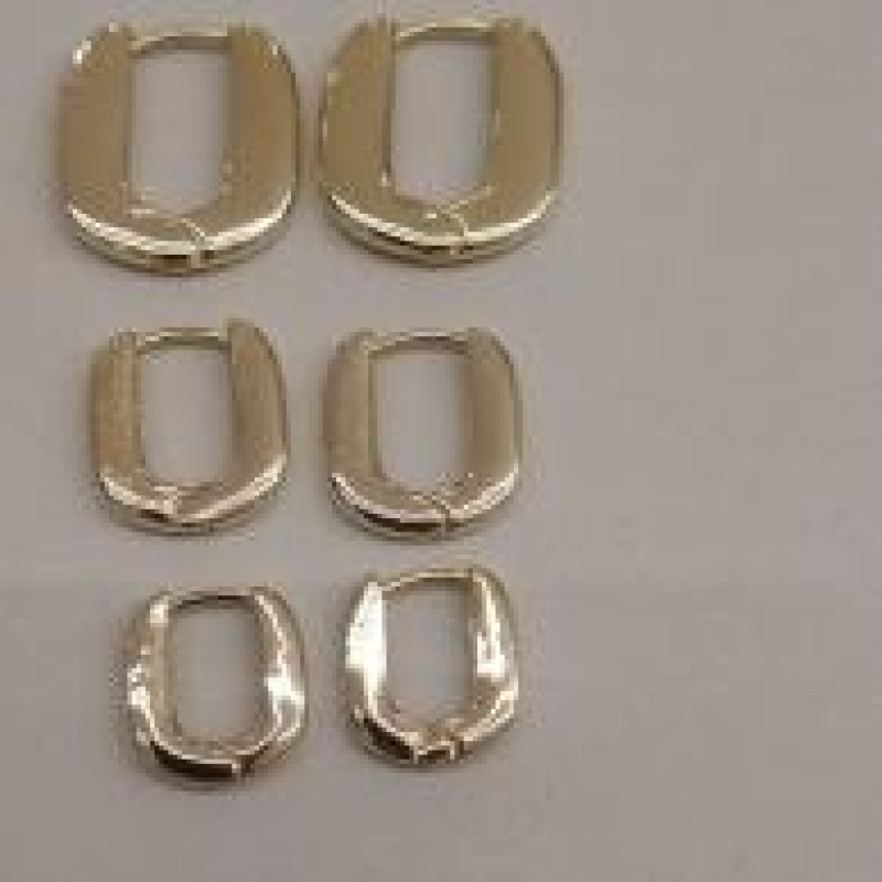 TRIO FO ARG LISA ACHATADA 20MM 16MM 14MM