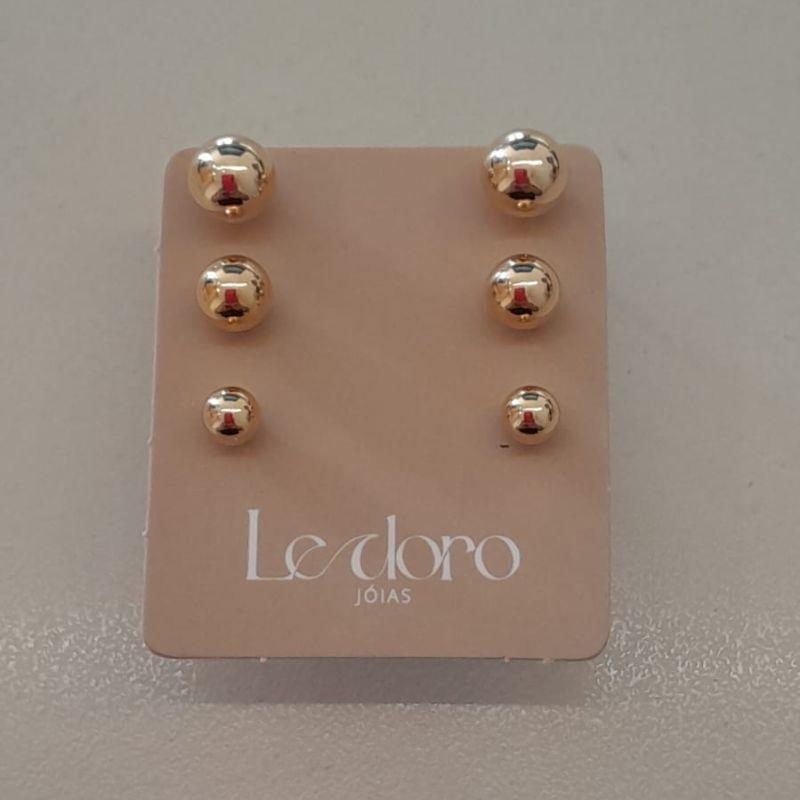 TRIO FO BOLA LISA 6MM 5MM 4MM
