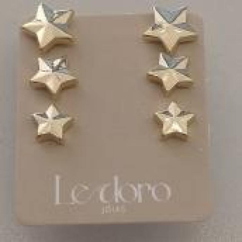 TRIO FO ESTRELA 3 D LISA 8MM 7MM 6MM