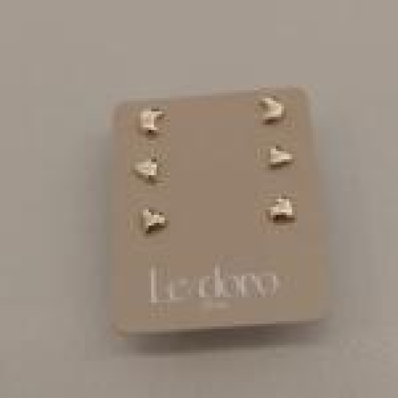 TRIO FO LUA TRIANGULO CORAÇÃO LISON 3MM
