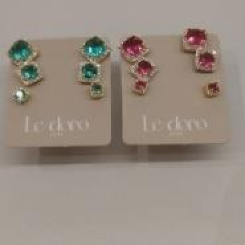 TRIO FO QDD ZIRC RDD 7MM 6MM 3MM VERDE VERMELHO