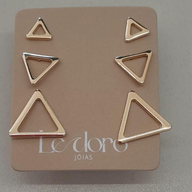 TRIO FO TRIANGULO VAZ LISO 5MM 8MM 10MM