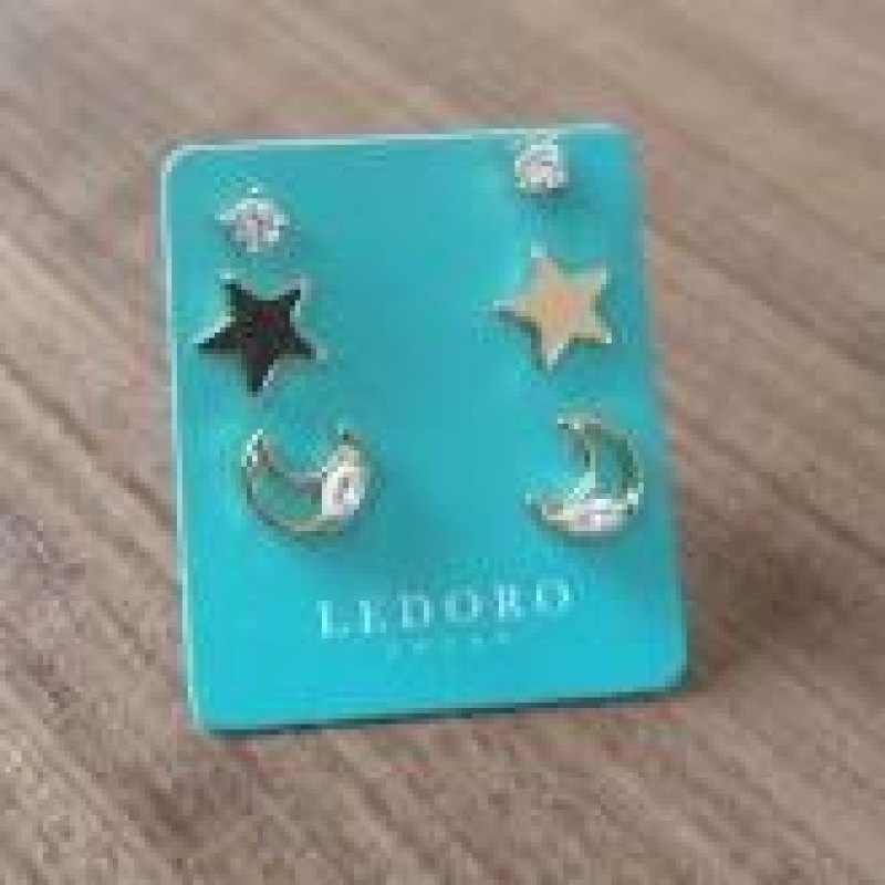 TRIO FO ZIRC RDD 3MM ESTRELA LISA LUA ZIRC OVAL