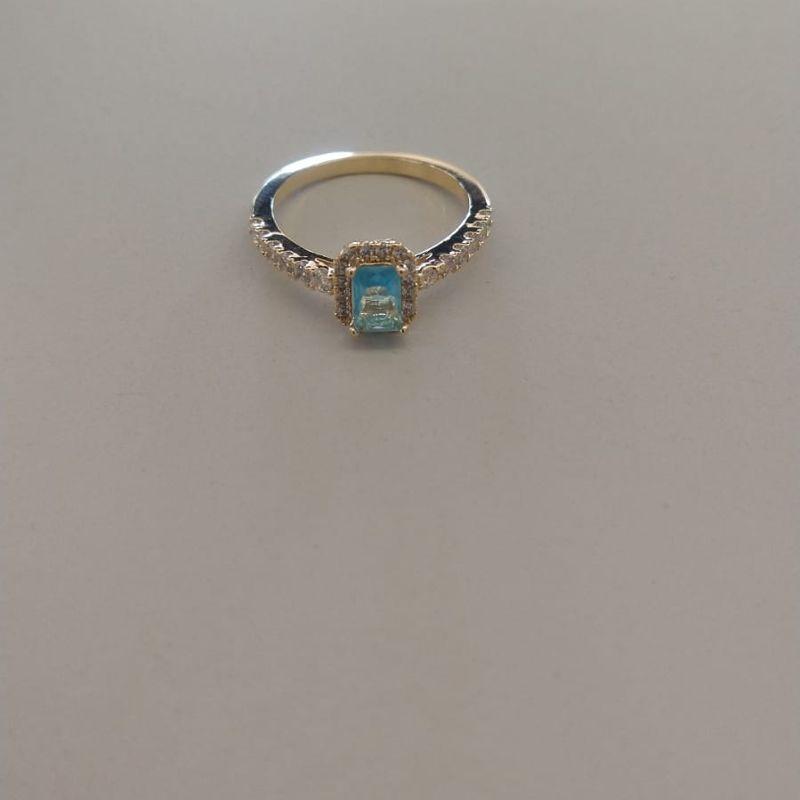 ANEL FO ZIRC RETANGULAR CRAVEJ LATERAL CX ALTA 7MM