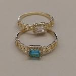 ANEL ZIRC RETANGULAR 5MM CRAVEJ LATERAL CARTIER
