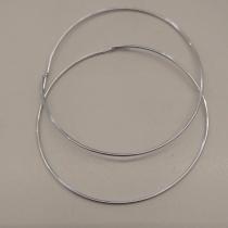 ARGOLA AÇO  FINA 7CM