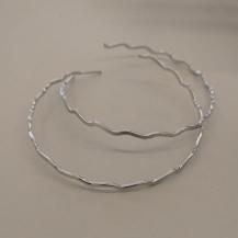 ARGOLA AÇO ONDULADA 6CM