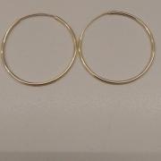 ARGOLA FO FIO TUBO FECHO INVISIVEL 4CM  1,5MM