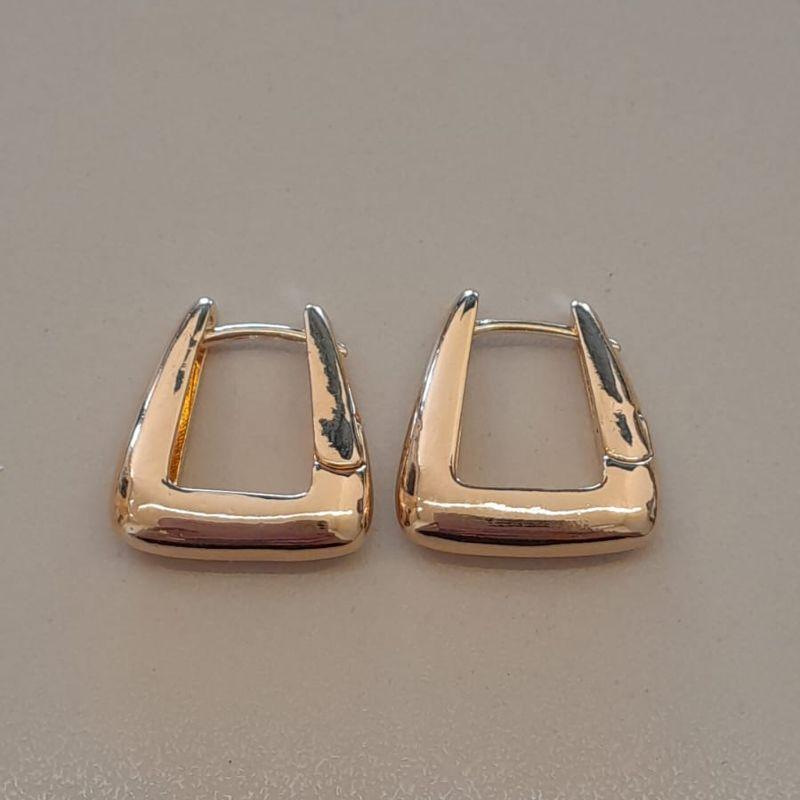 ARGOLA LISA GEOMETRICA 16MM