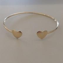 BRACELETE FO CORA DUPLO LISO  10MM