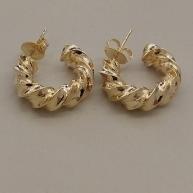 BRINCO FO ARGOLA TORCIDA 19MM X 6MM