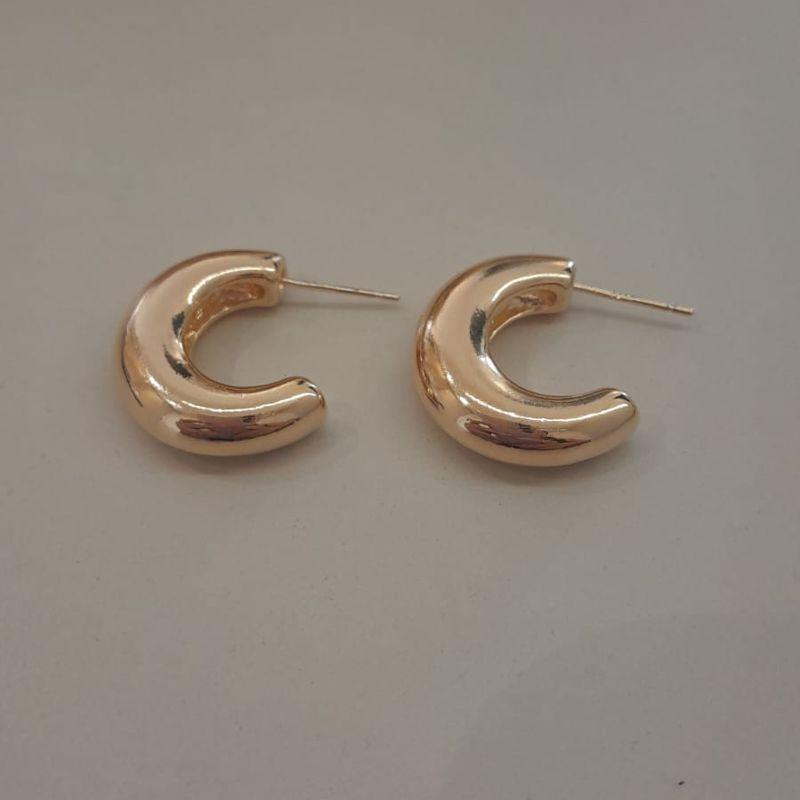 BRINCO MEIA ARGOLA FO TUBO 21MM X 6MM