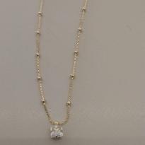 CHOKER FO ZIRC QDD CX ALTA 5MM CORR VENZ 16 BOLINHA 25CM+ALONG