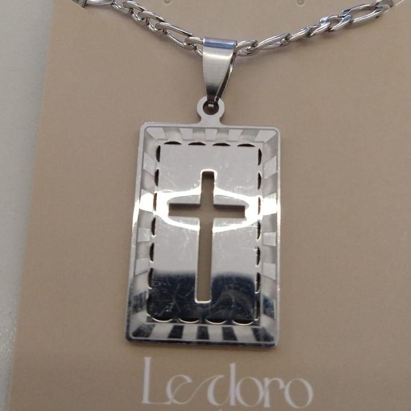COL AÇO PLACA DESENHADA CRUZ CORR 3X1 70CM