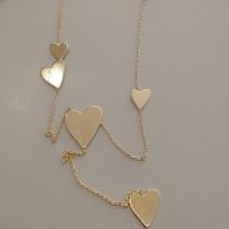 COLAR FO 6 CORA LISO CHAPA  CORR CADEADO LONGO