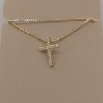 COLAR FO CRUZ CRAVEJ 10MM CORR VENEZ  45CM