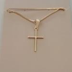 COLAR FO CRUZ PALITO LISA 11MM CORR VENEZ 50CM
