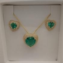 CONJ FO CORA VERDE ZIRC 3 FIL