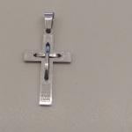 PG  AÇO CRUZ DUPLA 19MM ESCRITA PAI NOSSO