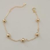 PL FO 5 BOLA LISA 5MM CORR CARTIER FINA  17CM + ALONG