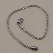 PULSEIRA AÇO CORDÃO BAIANO 1,8MM 21CM