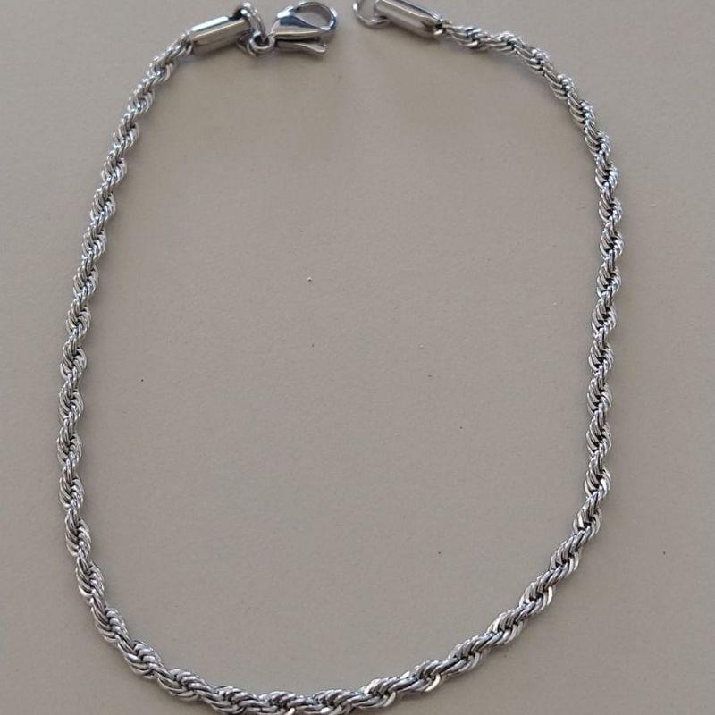PULSEIRA ACO CORDÃO BAIANO 2MM 21CM