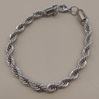 PULSEIRA AÇO CORDÃO BAIANO 6MM 22CM