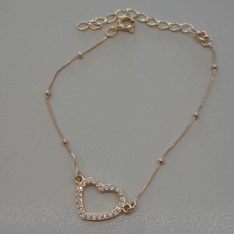 PULSEIRA FO CORA CRAVEJ CORR VENEZ BOLINHA  16CM + ALONG