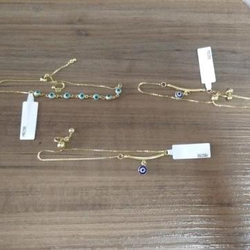 PULSEIRA FO  DIVERSAS OLHO GREGO GRAVATA