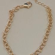 PULSEIRA FO ELO PORTUGUES 4,5,MM  16CM+ALONG