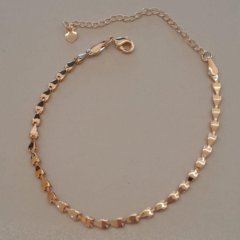 PULSEIRA FO ESCAMA LISA 2,5MM  18CM+ALONG