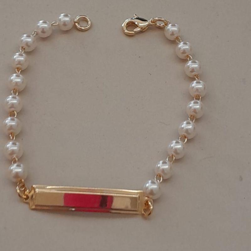 PULSEIRA FO INF CHAPA PEROLA  15CM