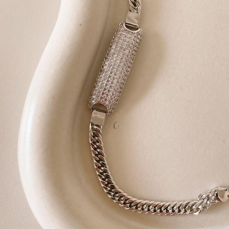 PULSEIRA RB PLACA CRAVEJ GRUME DUPLA 18CM + ALONG