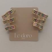 TRIO FO CORA ZIRC 3 FIL COLORIDO GROSSO VERSO GOTA 17MM 13MM 10MM