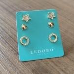 TRIO FO ESTRELA CORA LISO CIRCULO MEIO CRAV