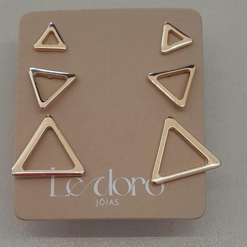 TRIO FO TRIANGULO VAZ LISO 5MM 8MM 10MM